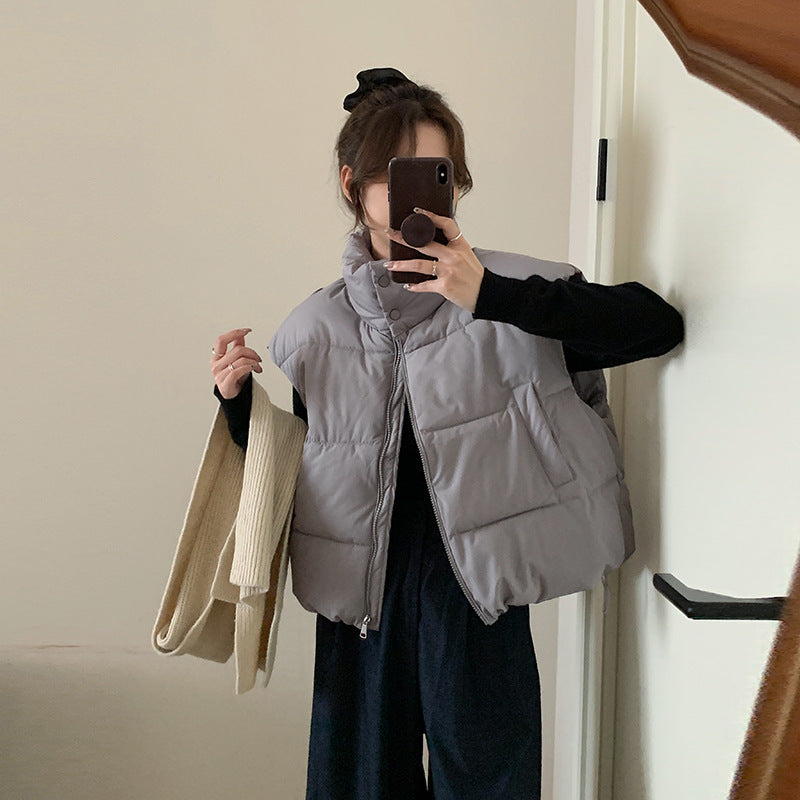 Thick Warm Cotton Waistcoat Loose Casual Vest