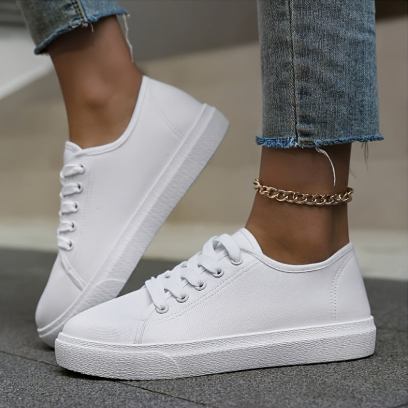 Canvas Shoes Soft Bottom Couple Plus Size Men And Women Product information: Pattern: solid color Lining material: cloth Color: white, black, black and white Upper height: low top (0-3cm) Shoe Upper material: canvas Wearing method: front lace-up Size: 35,