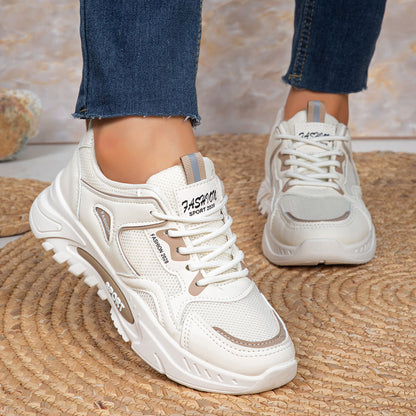 Versatile Casual Platform Mesh Elevator Breathable Sneaker Casual Platform Mesh Sneakers – Breathable Elevator Shoes Step up in style with casual platform mesh sneakers. Breathable design with an elevator sole provides comfort, height boost, and versatile