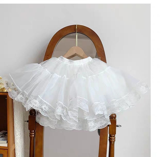 Four-layer Lace Slip Dress Soft Girl Skirt Support