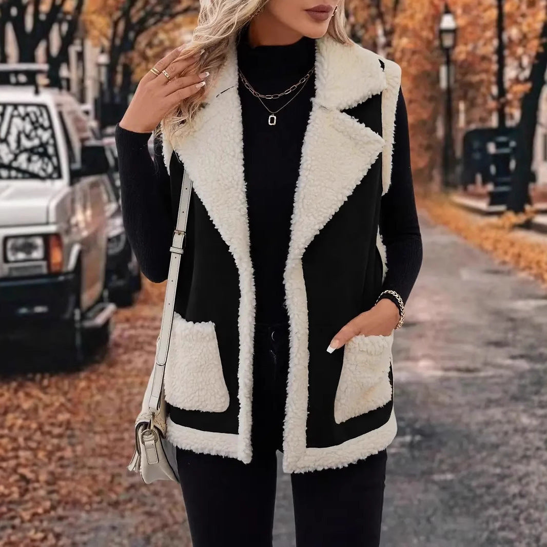 Small Thickened Sleeveless Vest For Women