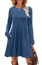 Women's Dress Bohemian Brushed Sunken Stripe