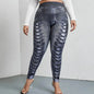 Women's Faux Denim Printed Comfort And Casual Leggings Plus Size