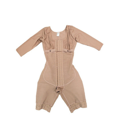 Half Sleeve One-piece Corset Reinforced Hip-lift And Belly Shaping Corset