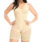 Corset One-piece Enhanced Zipper Bottom Crotch Large Size