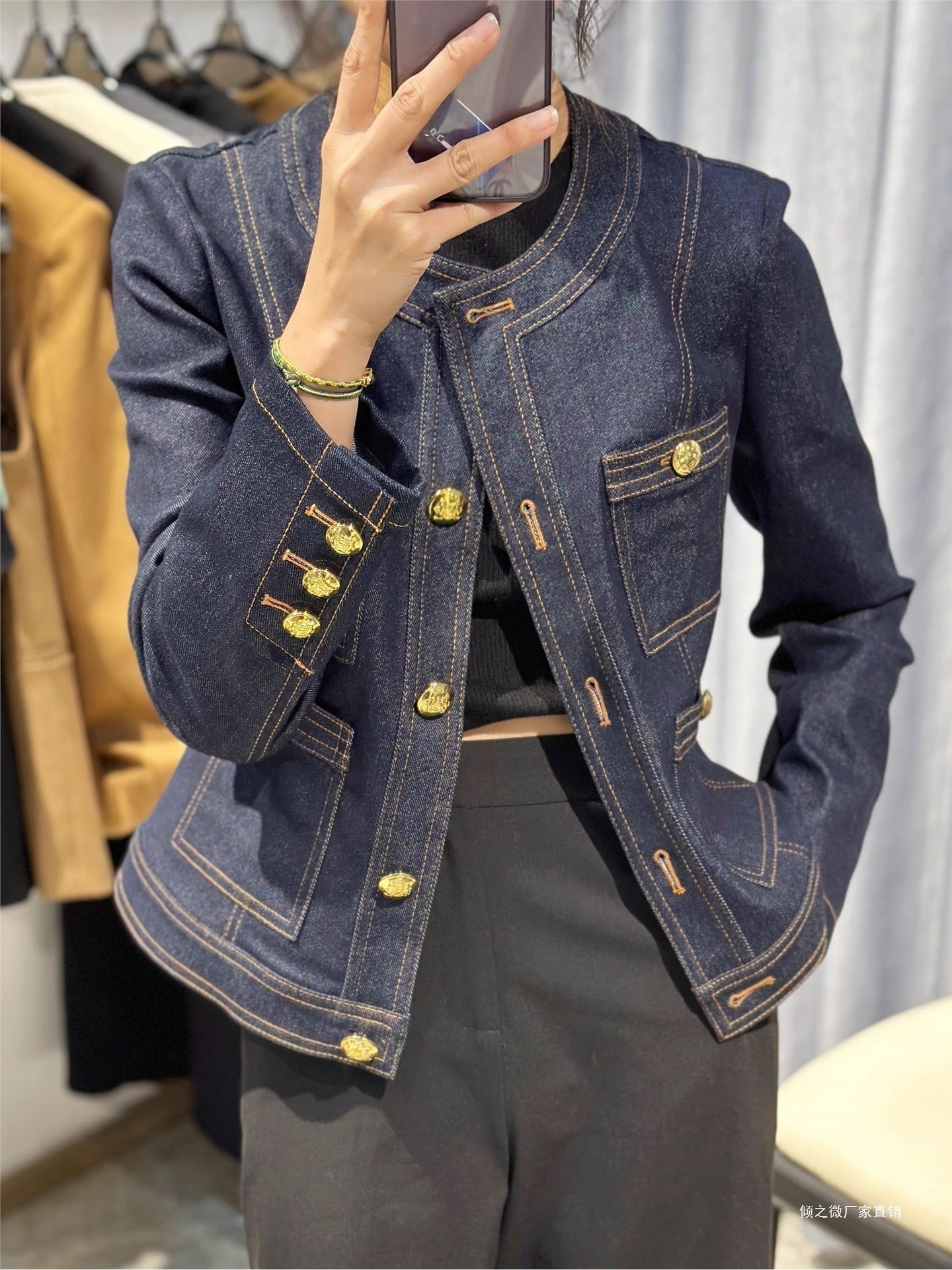 Early Autumn New Denim Short Coat