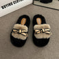 Versatile Furry Cotton Slippers For Womenperfect For Fall And Winter Wear