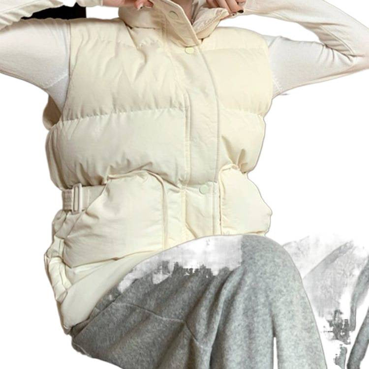 Design Warm Stand Collar Waistcoat Vest