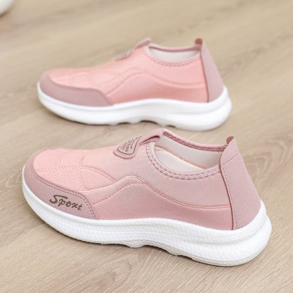 Height-Enhancing Soft-Soled Non-Slip Ultra-Light Sports Shoes For Middle-Aged And Older Moms