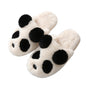 Cozy Indoor Floor Slippers With A Cute Cartoon Panda Design