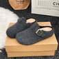Womens Stylish Casual Wool And Cotton Slippers