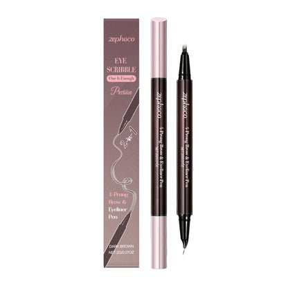 Two-in-one Liquid Eyebrow Pencil