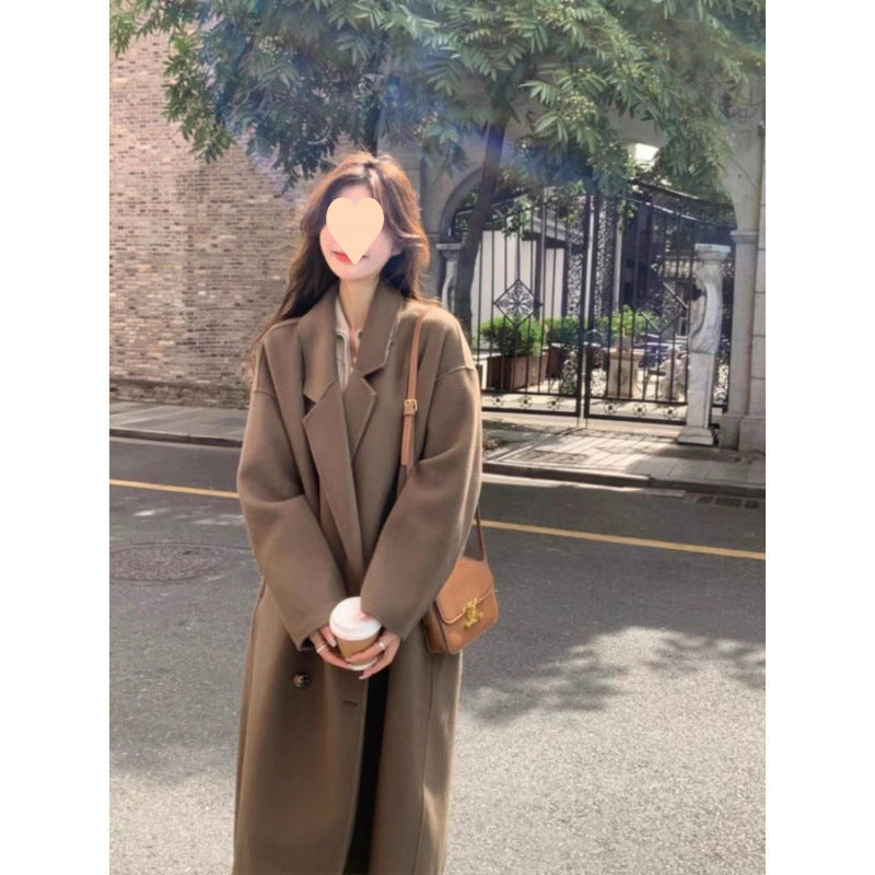 Woolen Women's Fashionable All-match Coat