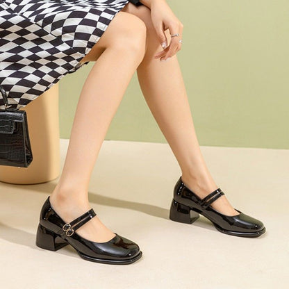 French-style High-heel Mary Jane Shoes For SpringSummer 2025