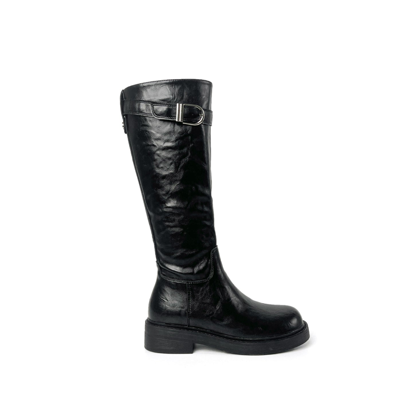 Women's Knee-high Black High-end Martin BootsWomen's Knee-high Black High-end Martin BootsProduct information: Pattern: Solid color Color: Black, Brown Heel height: Mid heel (3-5 cm) Shaft height: High shaft Heel shape: Square heel Size: 35,36,37,38,39,40