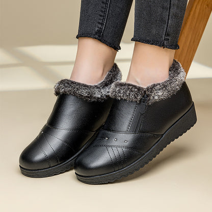 Winter Cotton Shoes For Middle-aged And Elderly WomenWinter Cotton Shoes For Middle-aged And Elderly WomenProduct information: Pattern: Solid color Inner material: Artificial short fleece Applicable sports: Universal Color: 807 black, 807 red-brown, 802 b