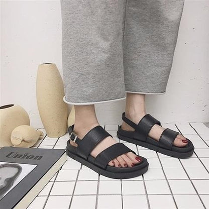 Sandals Fairy-Style Flat Roman Shoes For Beach Vacation And Students