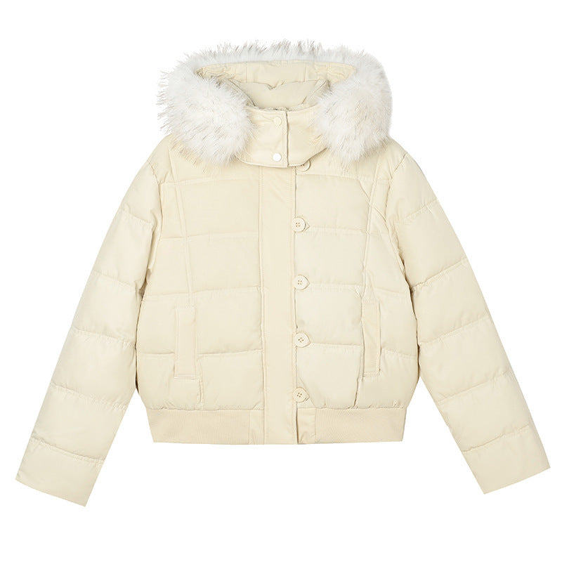 Workwear Parka Cotton-padded Clothes For Women Thick Warm Jacket