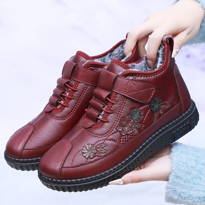 Old Beijing Cloth Shoes Women's Elderly Cotton Winter Fleece-lined Warm Soft SoleOld Beijing Cloth Shoes Women's Elderly Cotton Winter Fleece-lined Warm Soft SoleProduct information: Pattern: Solid color Inner material: Artificial plush Applicable sports: