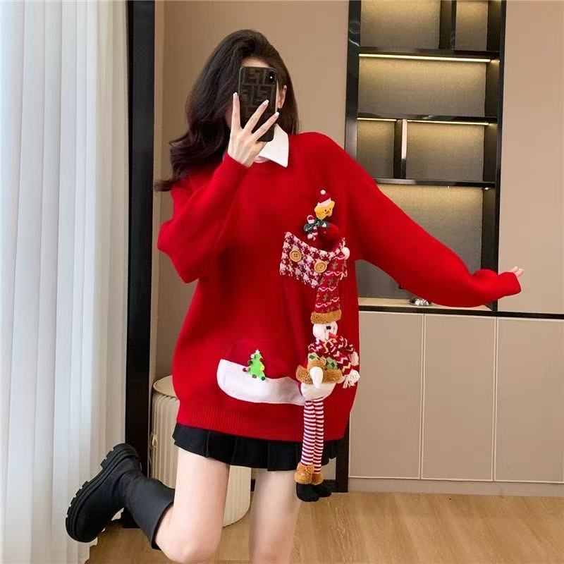 Christmas Sweater Women's Winter Loose