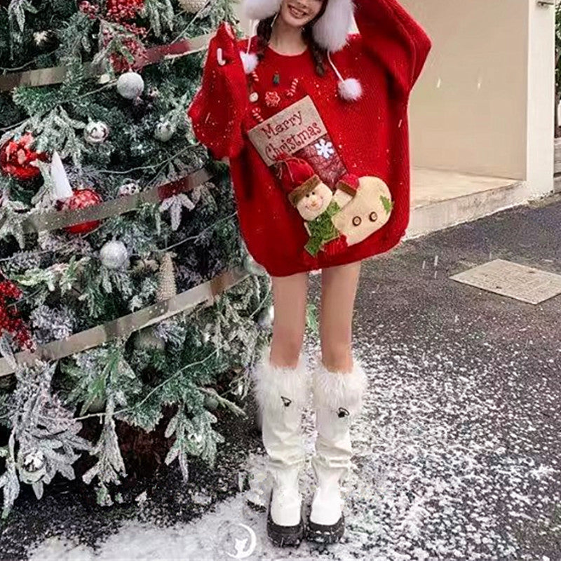 Christmas Sweater Women's Winter Loose