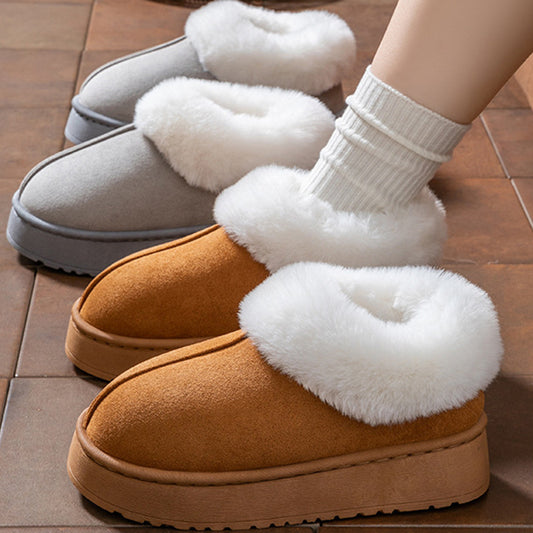 Womens Fashionable Platform Snow Boots