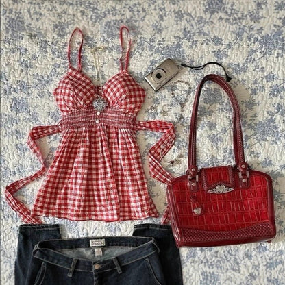 Fashion Sexy Hot Girl Striped Lace Bow Sweet Women's Fashion Clothing Sling