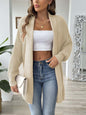 European And American Women's Clothing Simple Loose Sweater Cardigan Multicolor