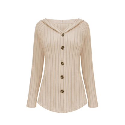 Fashion Casual Solid Color Long Sleeve Hoodie