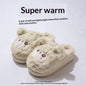 Cute, Non-slip, Warm, And Thick-soled Plush Slippers