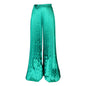 Women's Solid Color Casual Loose Pleated Wide-leg Trousers