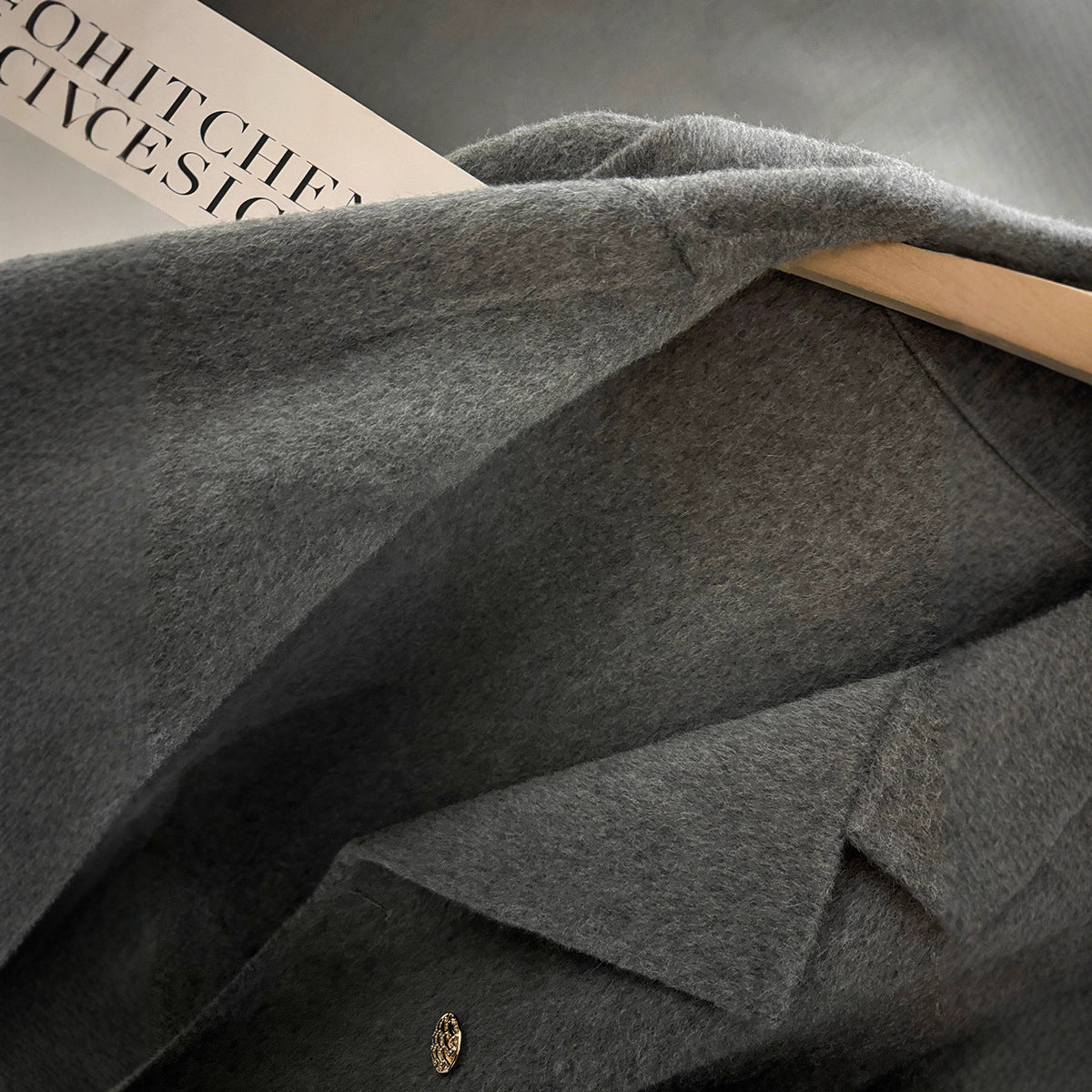 Women's Small Temperament Suit Woolen Coat