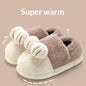 Cotton Slippers With Back Support Home
