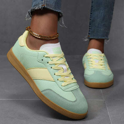 Leopard-print Casual Flat Sneakers