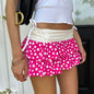 Multi-layer Short Skirt Hot Girl Navel Print Stitching