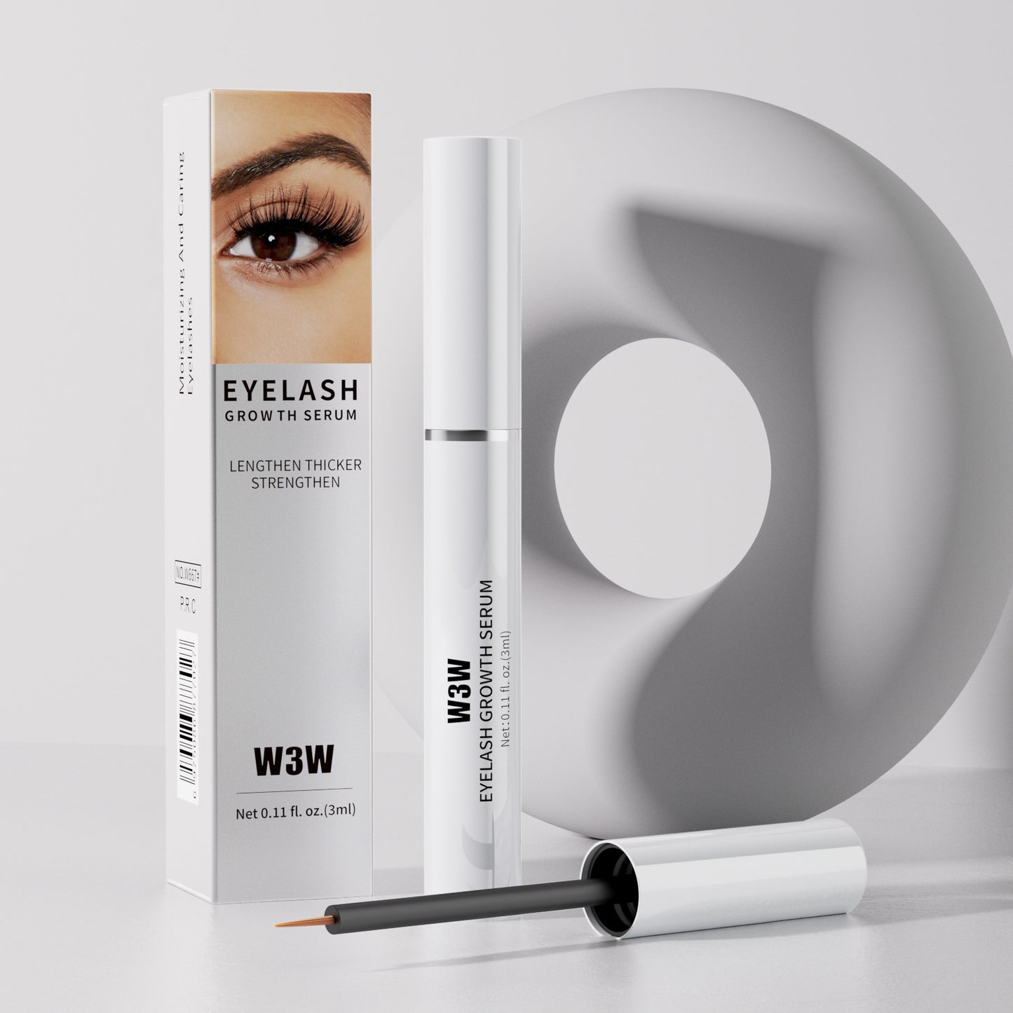 Eyebrow Growth Serum EyeLash Growth Serum 3 Pack  Advanced Formula To Boost Longer, Fuller & Thicker Looking Brows 3mL Tube