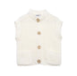 Women's Button Thick Knitted Short Cardigan