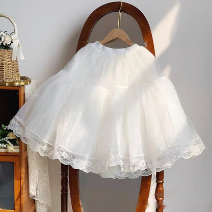 Four-layer Lace Slip Dress Soft Girl Skirt Support