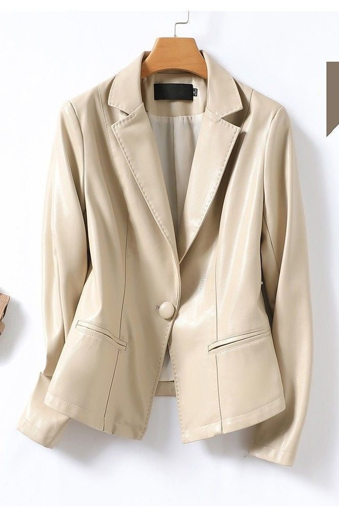 Women's Short Short Korean-style Slim-fit Jacket