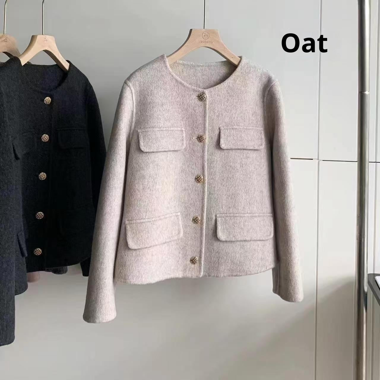 Casual All-matching Graceful Fashion Long Sleeve Solid Color Top