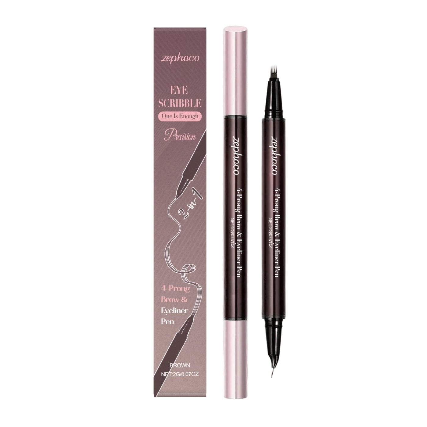 Two-in-one Liquid Eyebrow Pencil