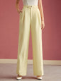 Elegant High-waisted Wide-leg Pants