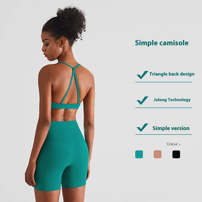 Push Up Sports Women's Triangle Beauty Back Exercise Vest