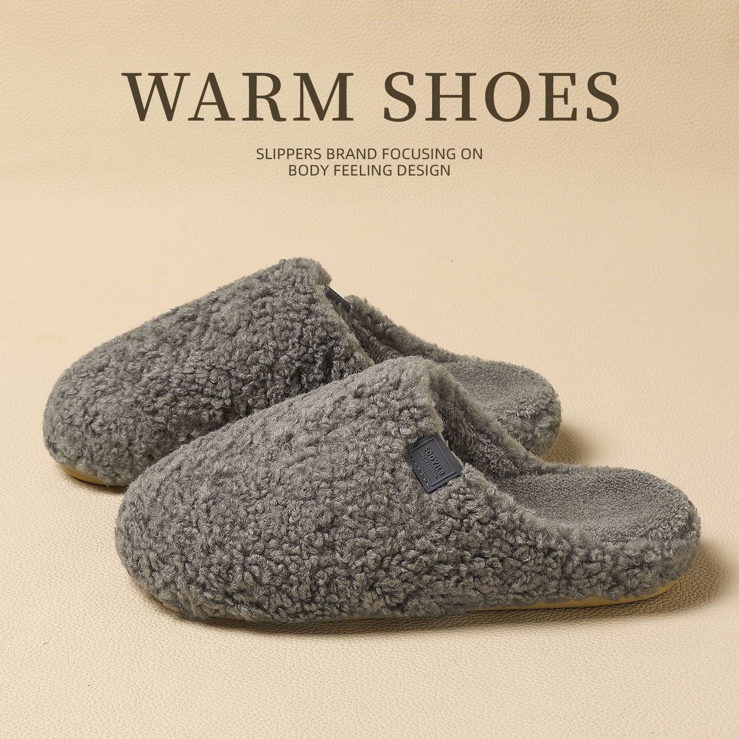 Womens Cozy Thick Soled Slippers For The Home