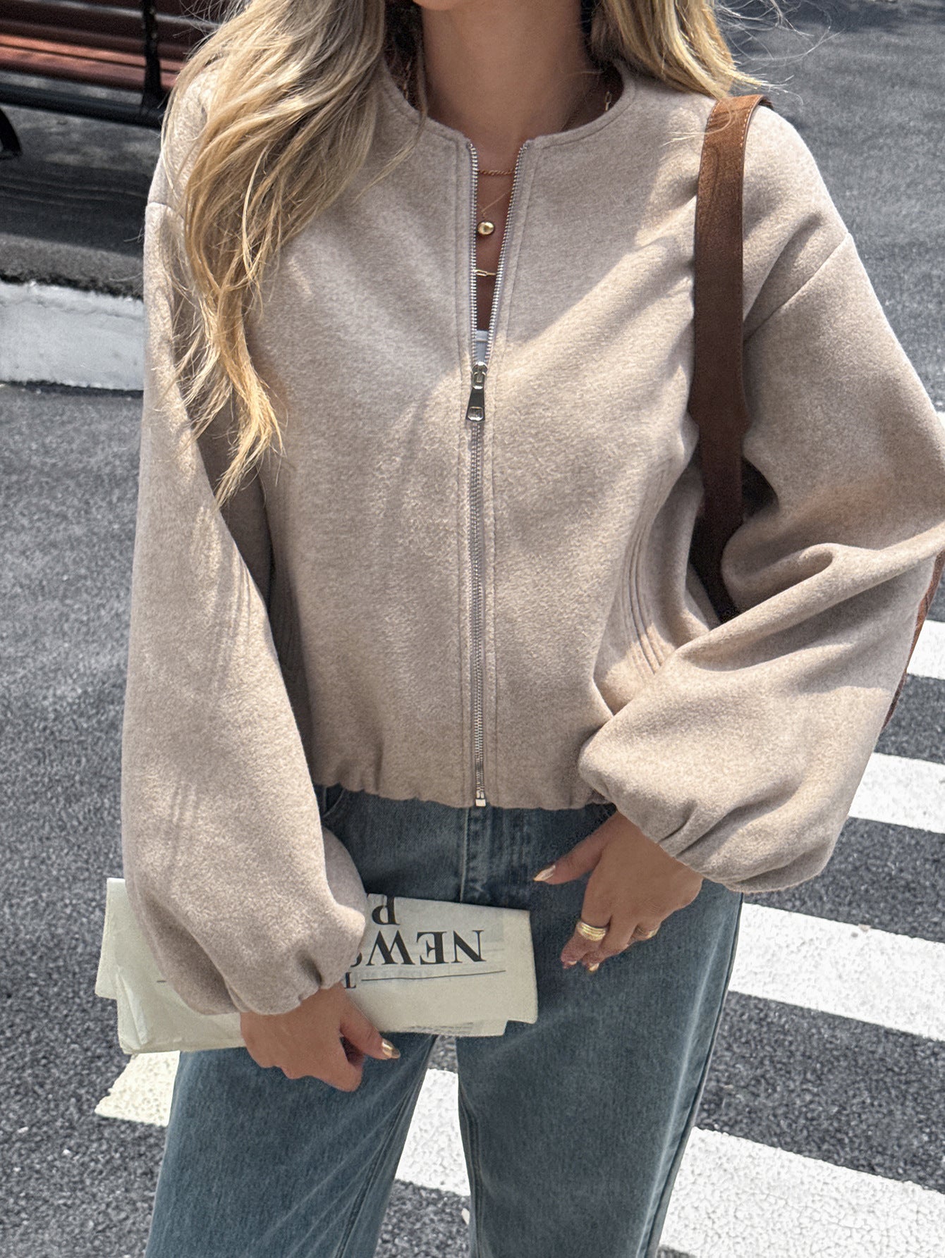 Women's Casual Long-sleeved Jacket Coat