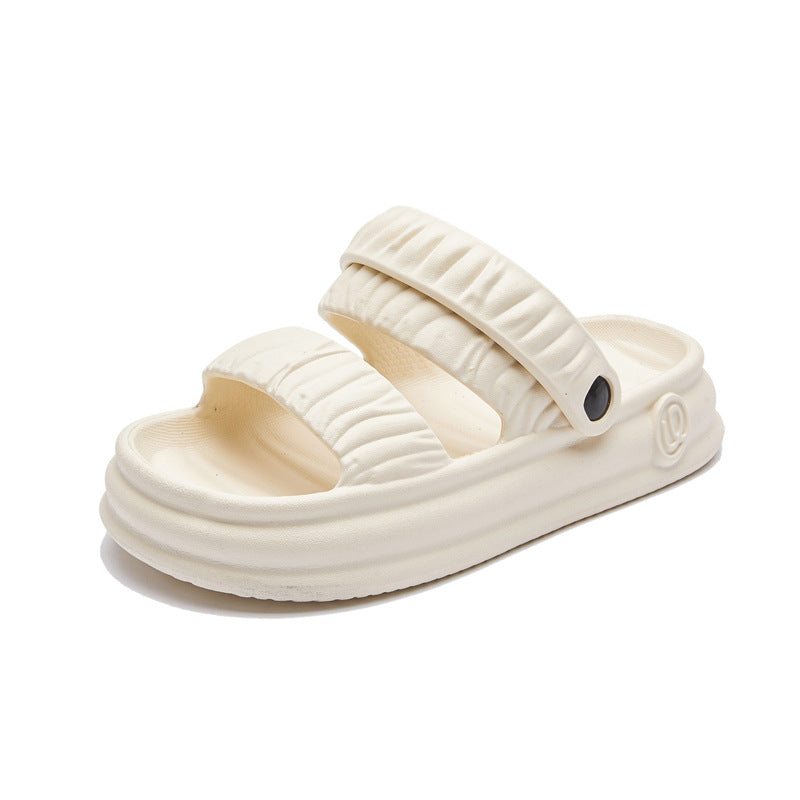 Womens EVA Thick-Soled Slippers With A Step-on-Poop Feel