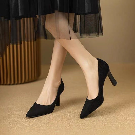 Womens Stylish Pointed-toe High Heels