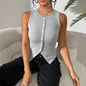 Sexy Knit Vest, Cross-border Export, Slim-fit Cardigan Top