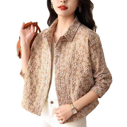 Leisure Baseball Uniform Jacket Cardigan Top