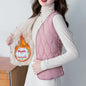 Vest Women's Short Bottoming Autumn And Winter Plus Velvet Thickened